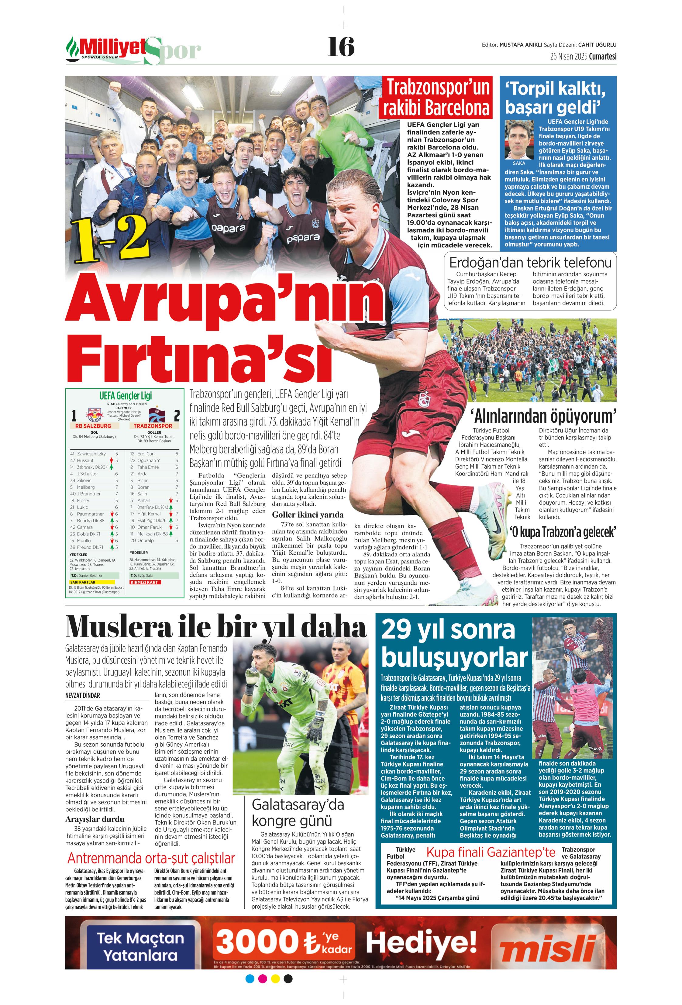 "Vlahovic'le ilk temas" | Sporun manşetleri  - 22. Foto