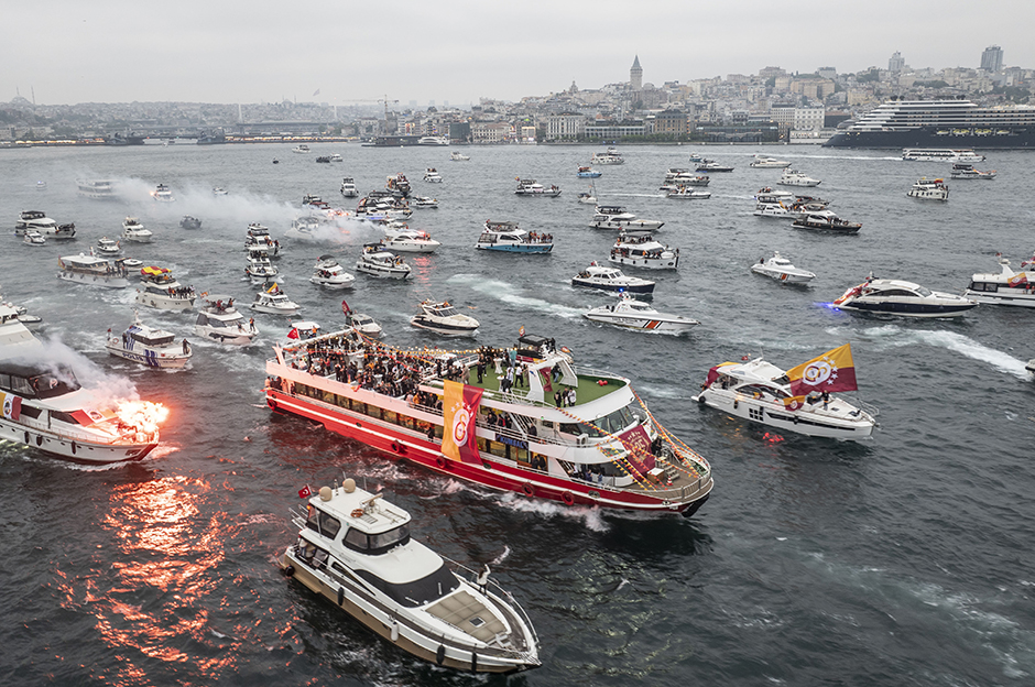 Galatasaray'da 25. şampiyonluk coşkuyla kutlandı  - 14. Foto
