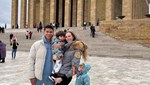 Giresunsporlu Perez ve ailesi Anıtkabir'i ziyaret etti