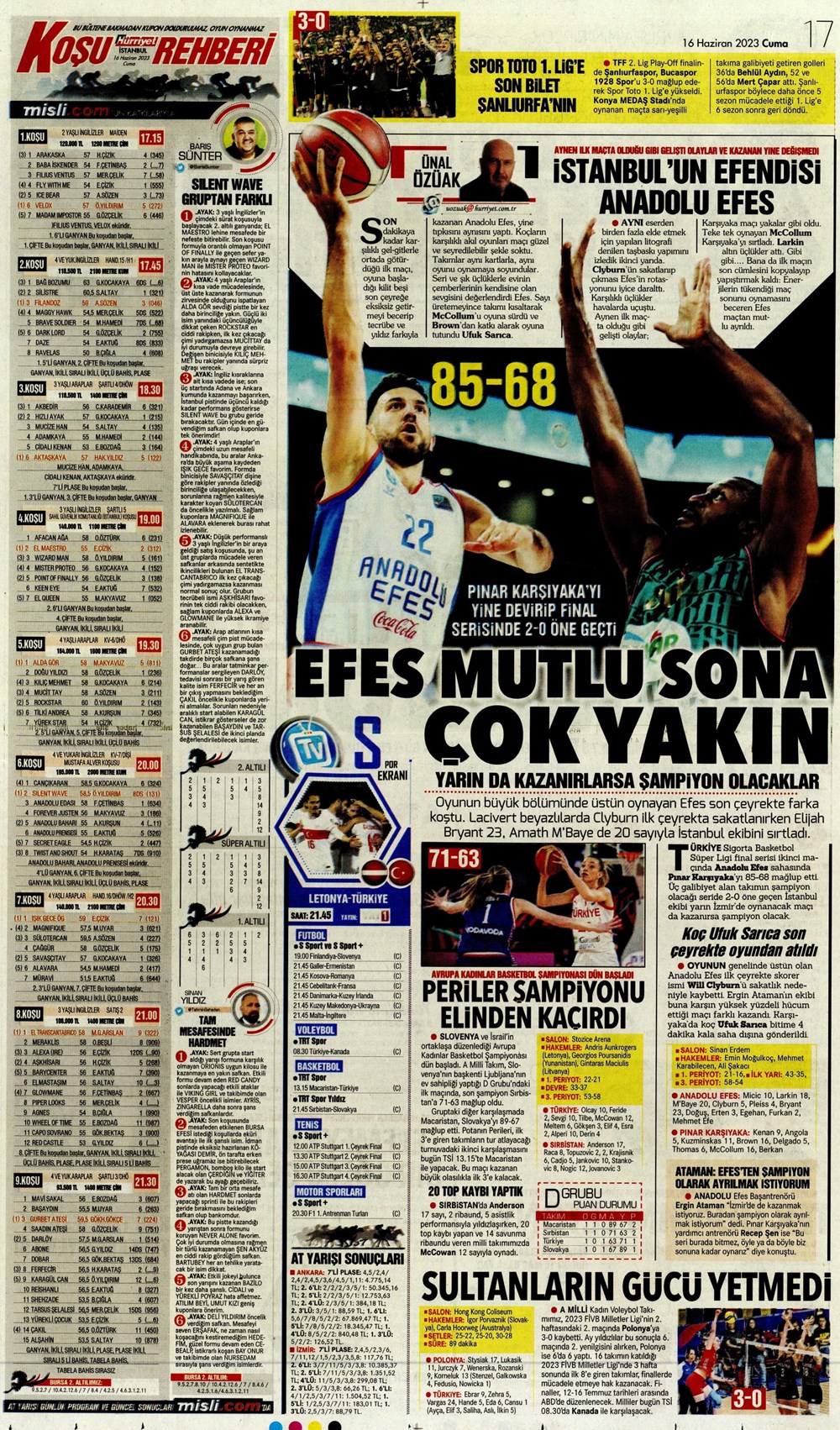 "Dzeko çok yakın" Sporun manşetleri (16 Haziran 2023)  - 15. Foto