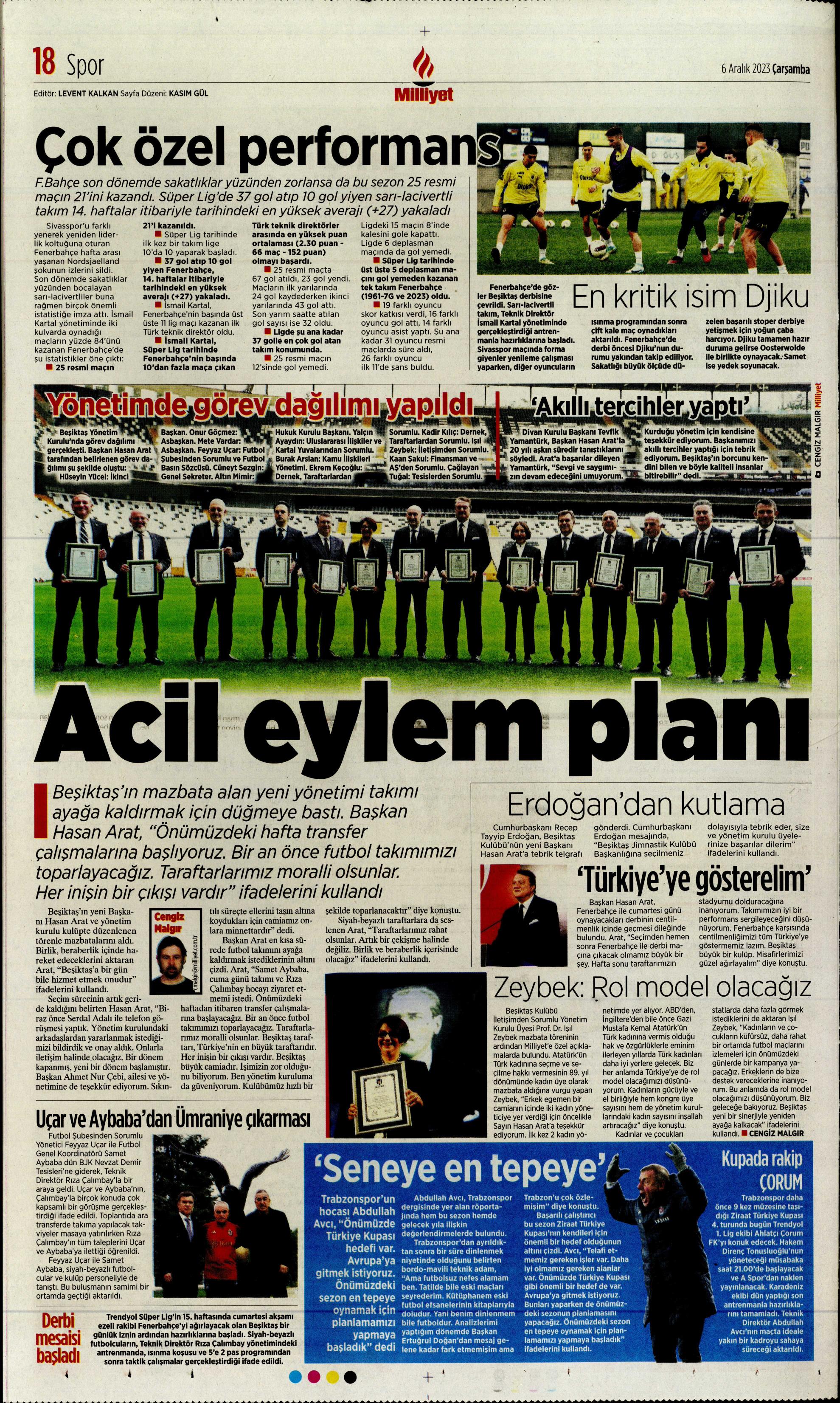 "Aslan'da operasyon başladı" | Sporun manşetleri (6 Aralık 2023)  - 19. Foto