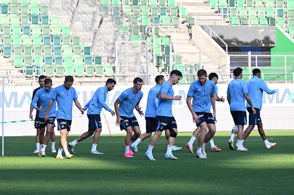 Trabzonspor, St. Gallen maçı hazırlıklarını sürdürdü