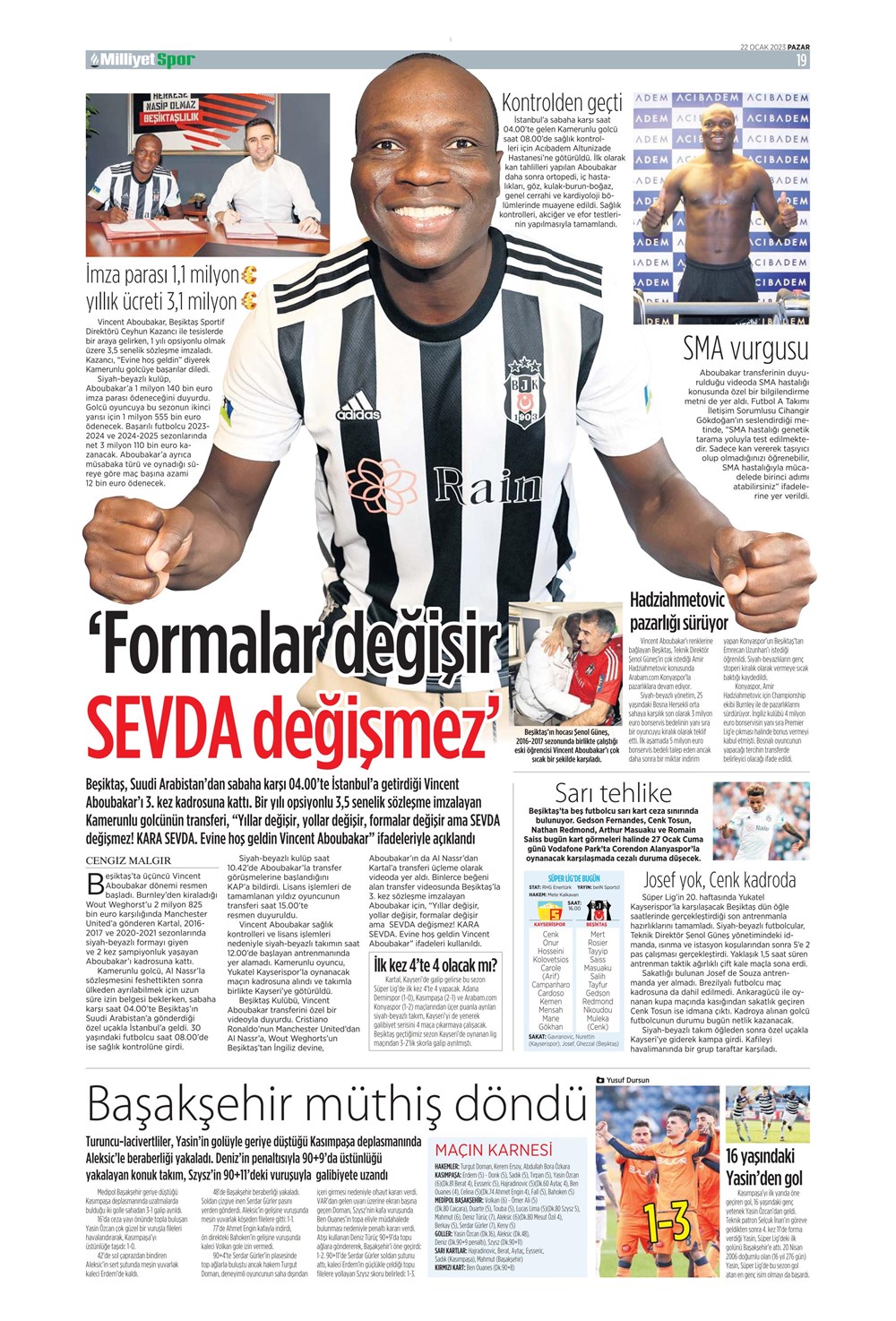 Sporun Manşetleri (22 Ocak 2023) - 29. Foto