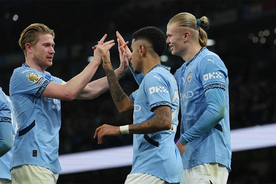 Erling Haaland'dan duble: Manchester City farka gitti