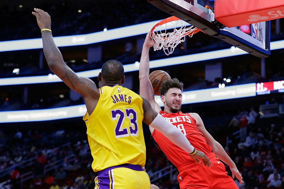 Alperen Şengün'den LeBron James'in Lakers'ına karşı müthiş performans