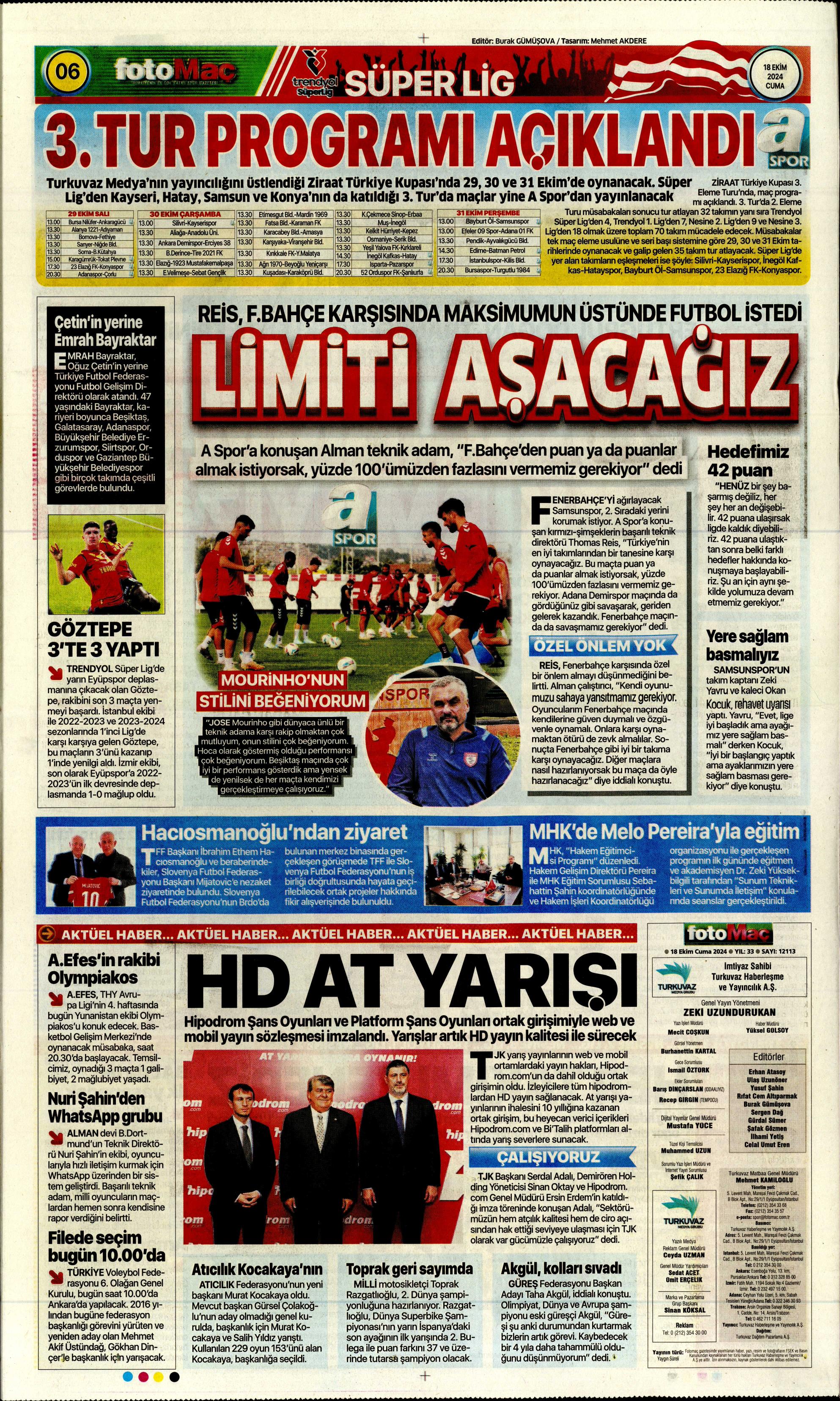 "Fenerbahçe'ye 1 milyar euroluk bomba" | Sporun manşetleri (18 Ekim 2024)  - 15. Foto