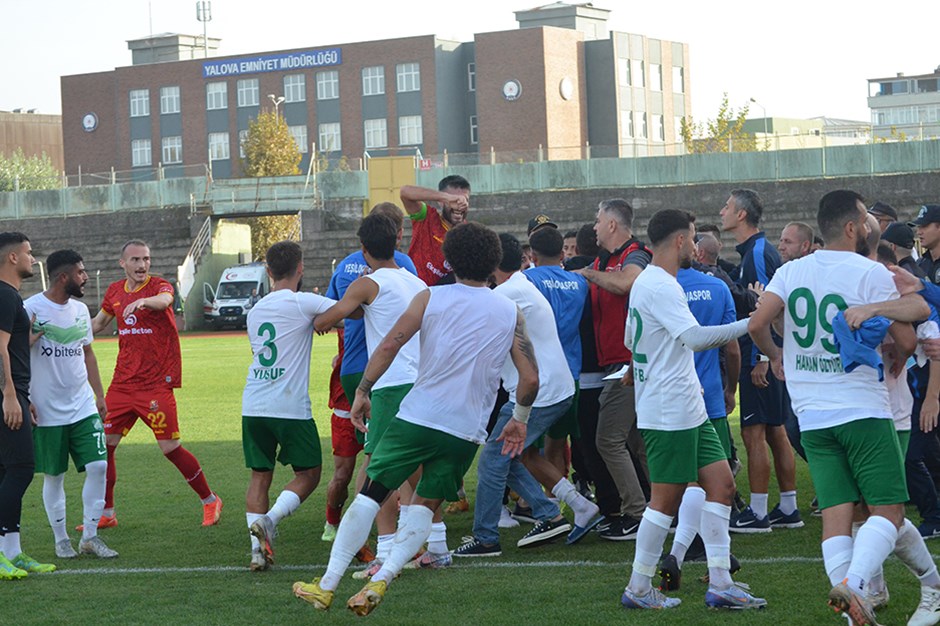 Yalova'da futbol maçının ardından çıkan kavgada 4 kişi gözaltına alındı