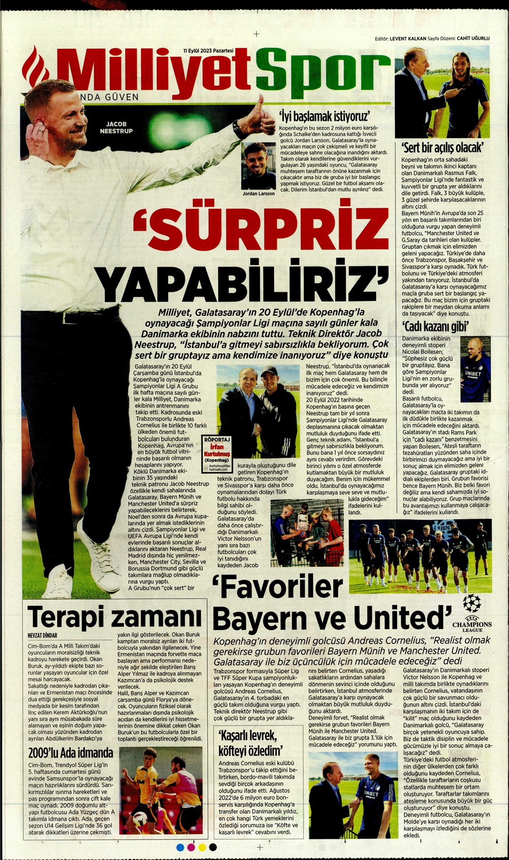 "Sacha Boey, İtalya yolcusu" | Sporun manşetleri (11 Eylül 2023)  - 24. Foto