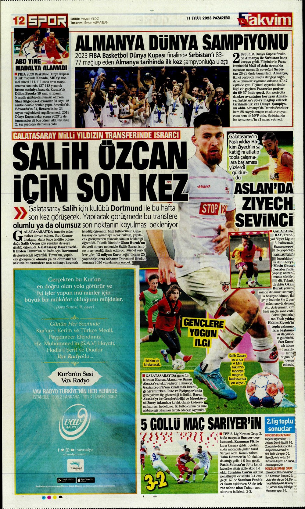 "Sacha Boey, İtalya yolcusu" | Sporun manşetleri (11 Eylül 2023)  - 27. Foto