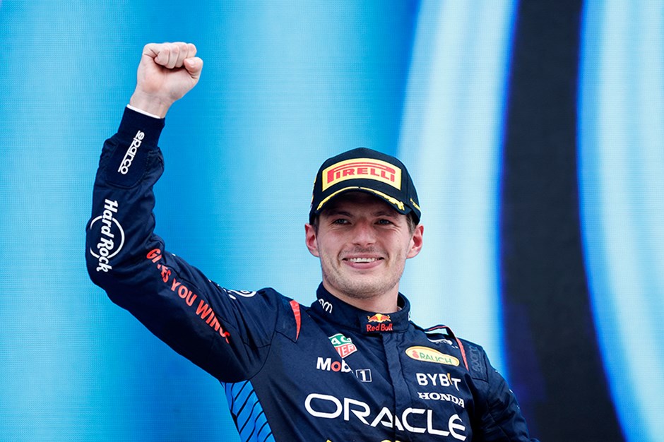 İspanya'da zafer Max Verstappen'in