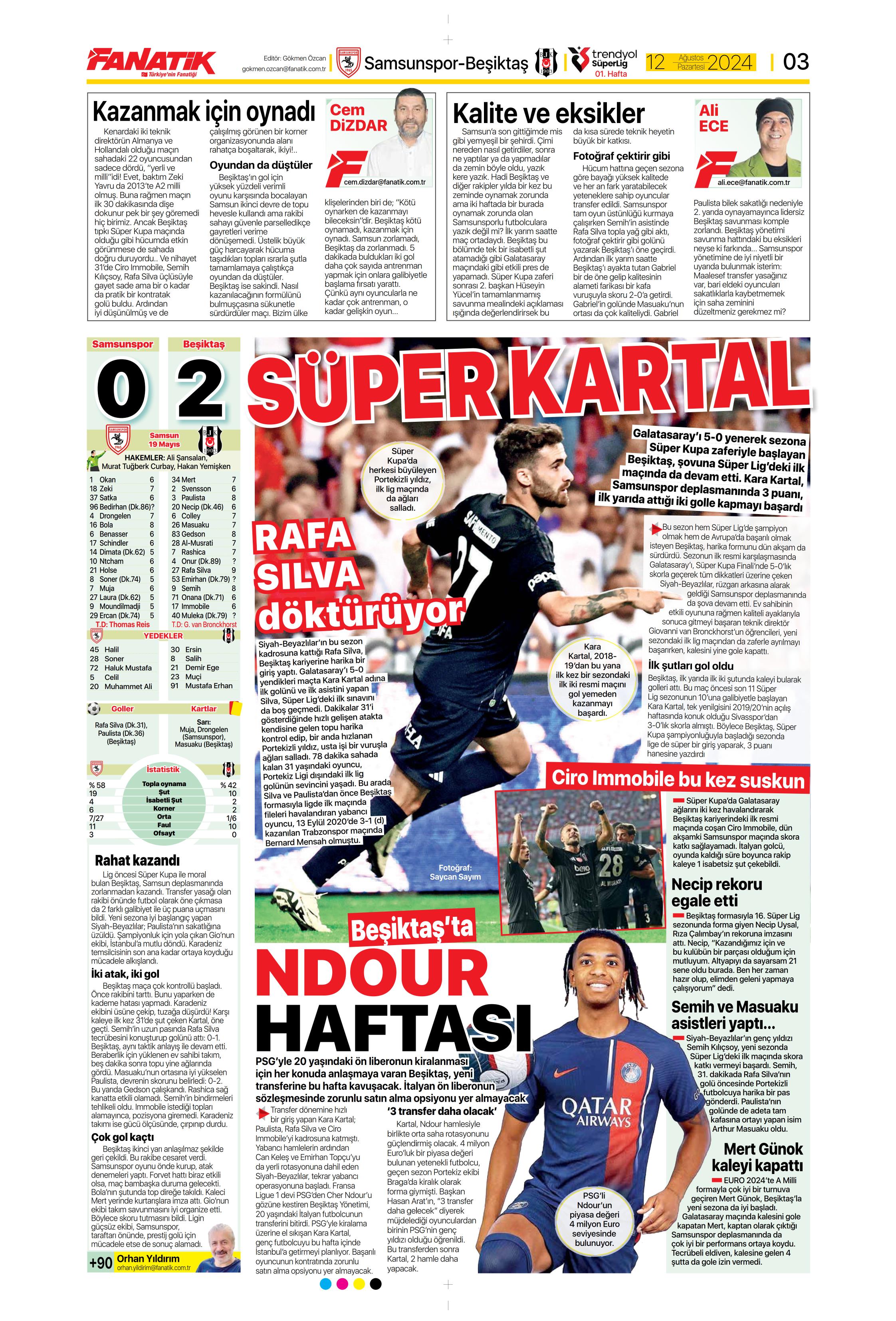 "Fenerbahçe'den 4 isim için İngiltere seferi" | Sporun manşetleri  - 6. Foto