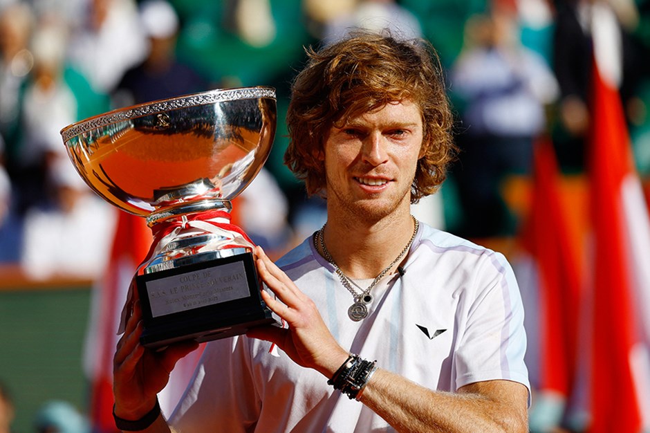 Monte Carlo Masters'ta şampiyon Andrey Rublev