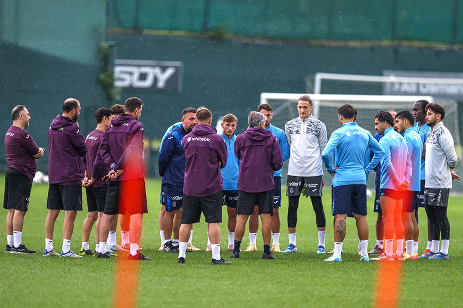 Trabzonspor, Beşiktaş maçının hazırlıklarını sürdürdü