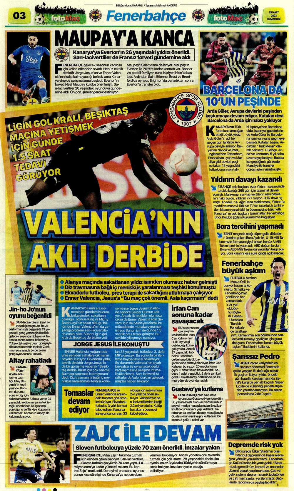 "Yeni bir başlangıç" - Sporun manşetleri - 11. Foto