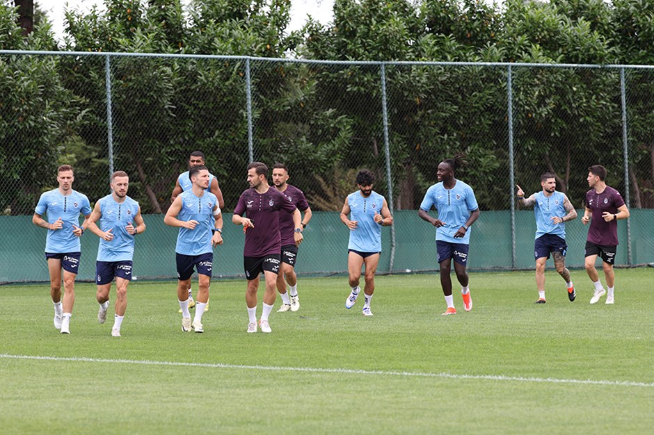 Trabzonspor'da futbolculara bir kilometrelik koşu testi