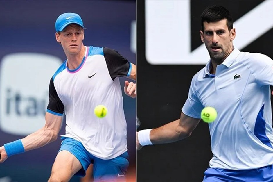 Novak Djokovic ve Jannik Sinner yarı finalde elendi
