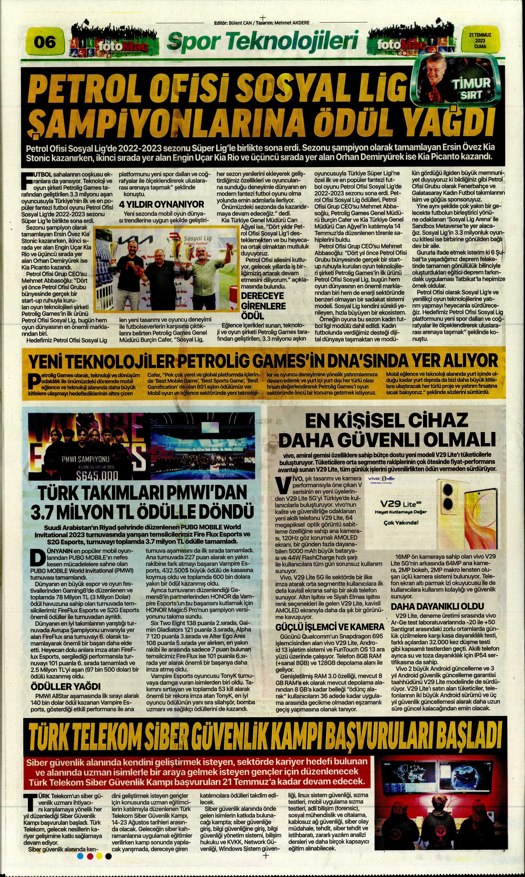 "Zaha için rekor teklif" | Sporun Manşetleri  - 15. Foto