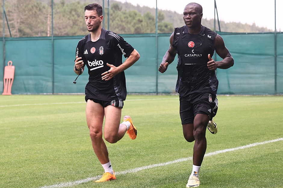 Beşiktaş'ta çifte antrenman