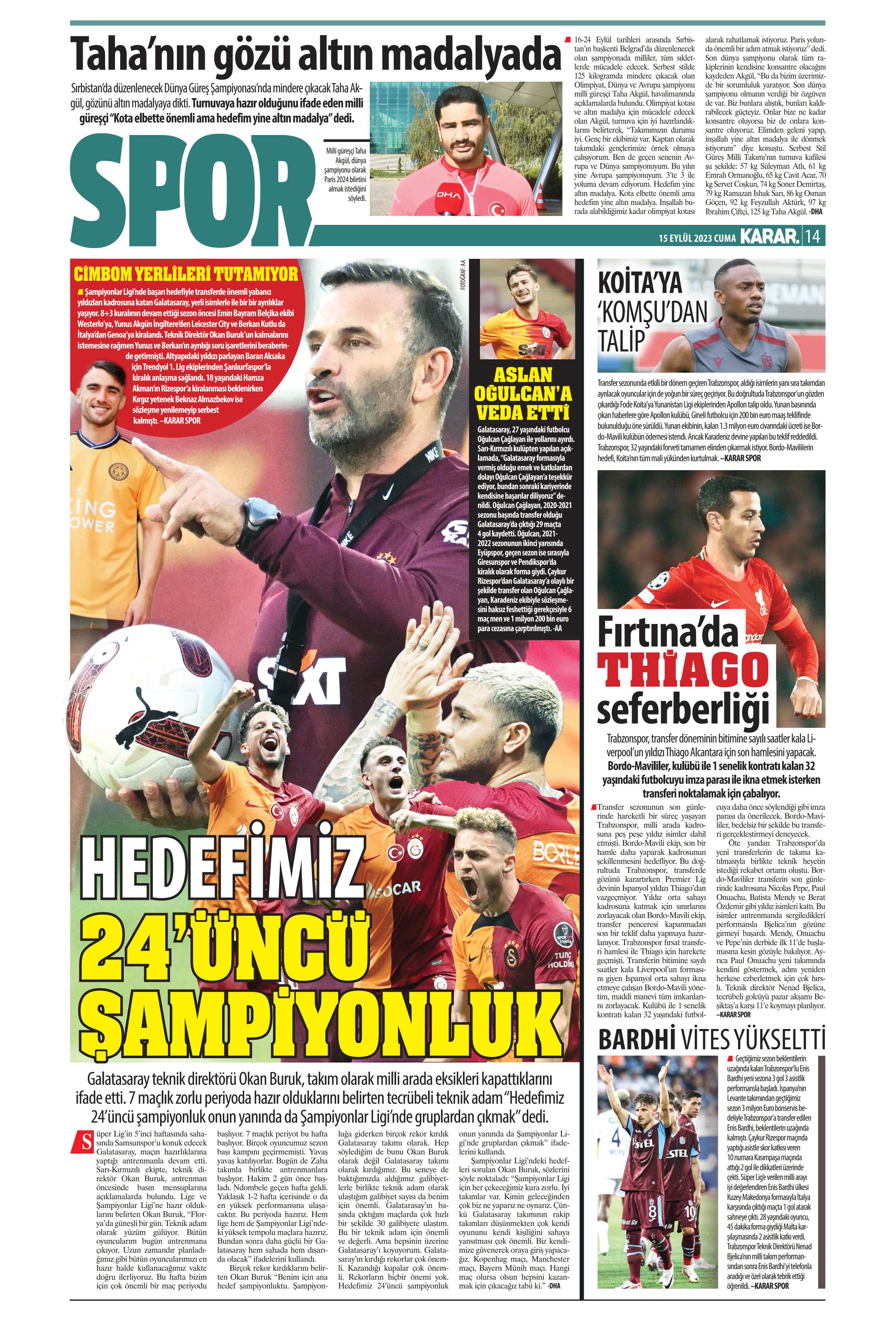 "Kartal'da Xeka seferberliği" | Sporun Manşetleri  - 21. Foto