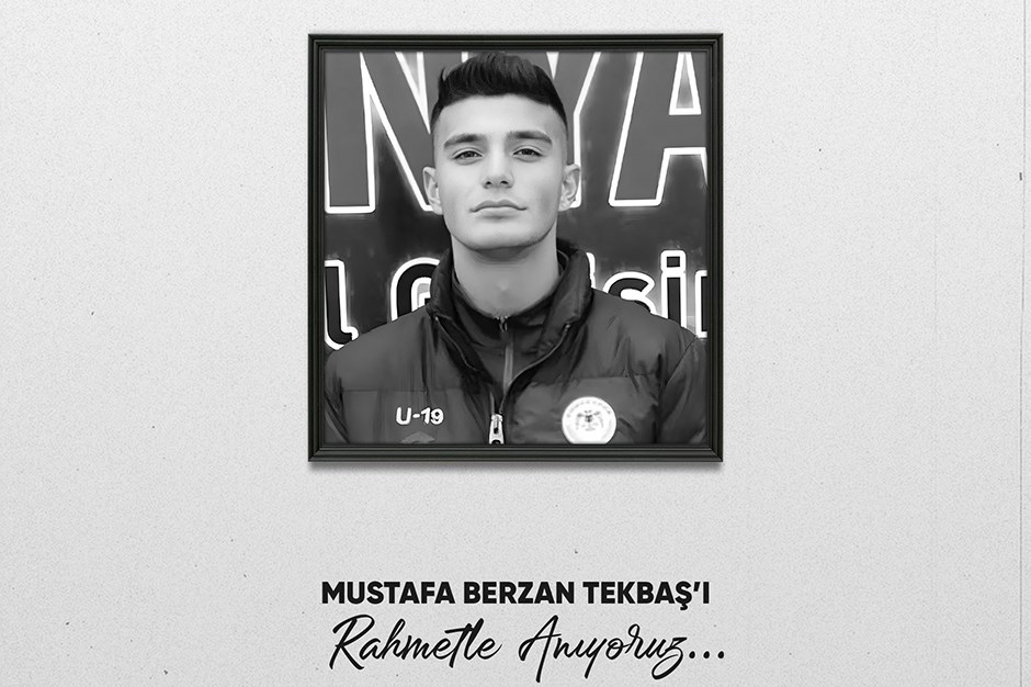 Konyaspor, Mustafa Berzan Tekbaş'ı unutmadı