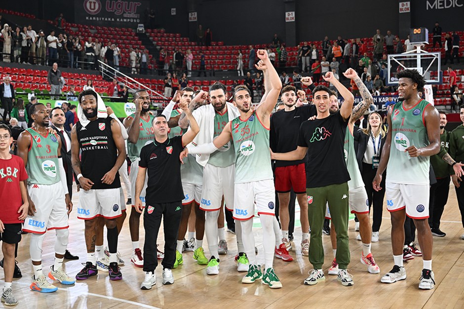 Pınar Karşıyaka Basketbol Şampiyonlar Ligi'ne galibiyetle başladı