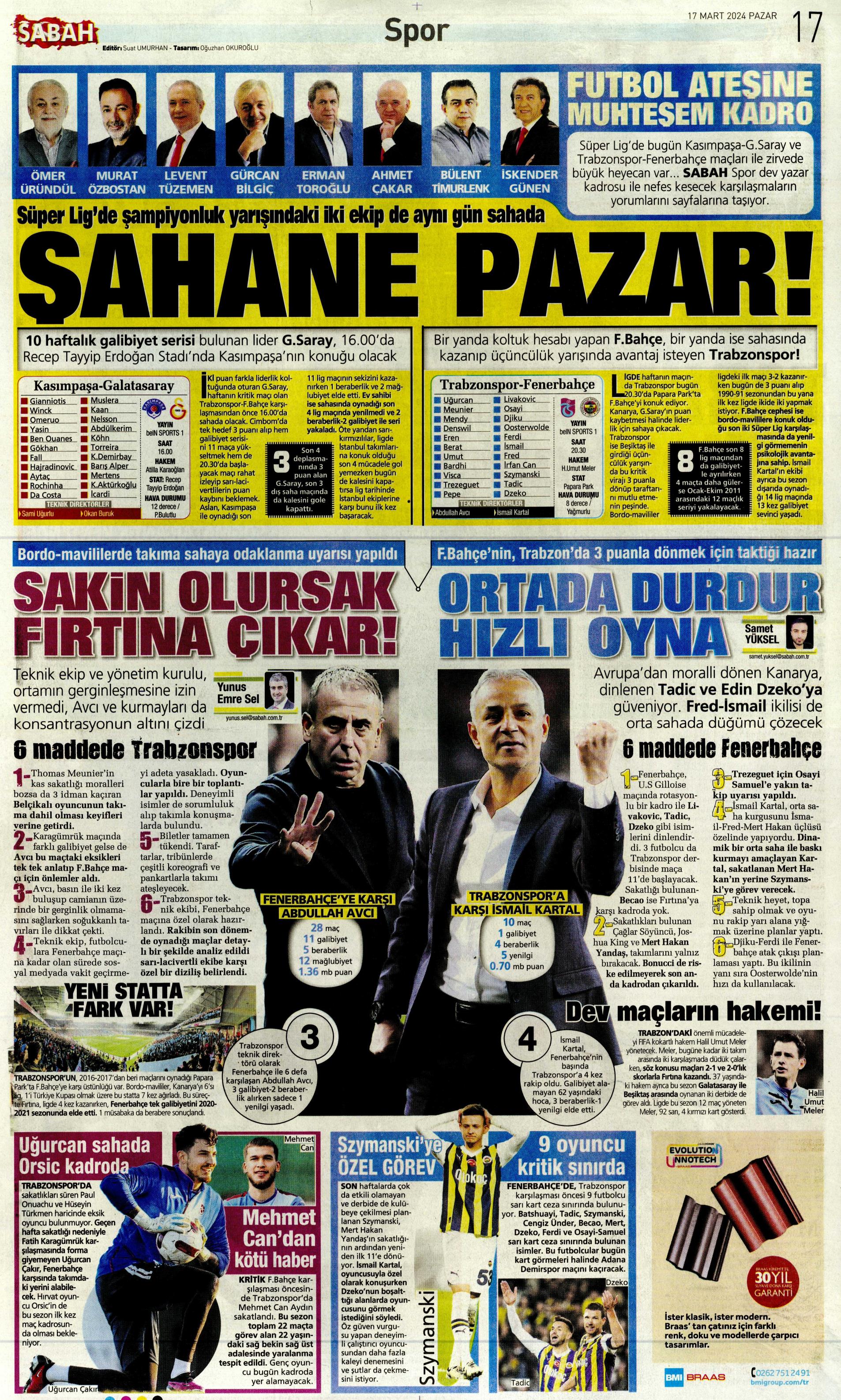 "Dramatik son" | Sporun Manşetleri  - 31. Foto