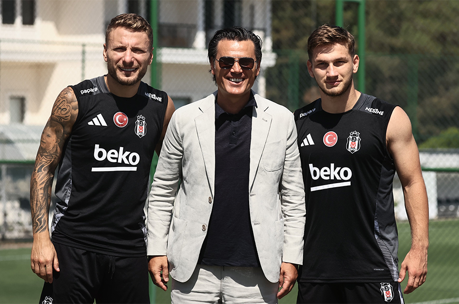 Vincenzo Montella'dan Beşiktaş'a ziyaret- Son Dakika Spor Haberleri |  NTVSpor