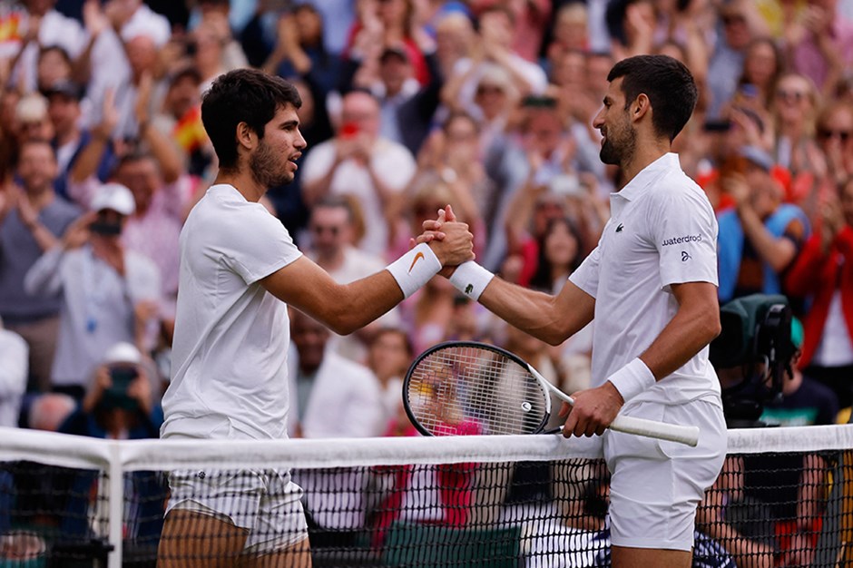 Djokovic'ten Wimbledon finalinde kaybettiği Alcaraz'a övgü