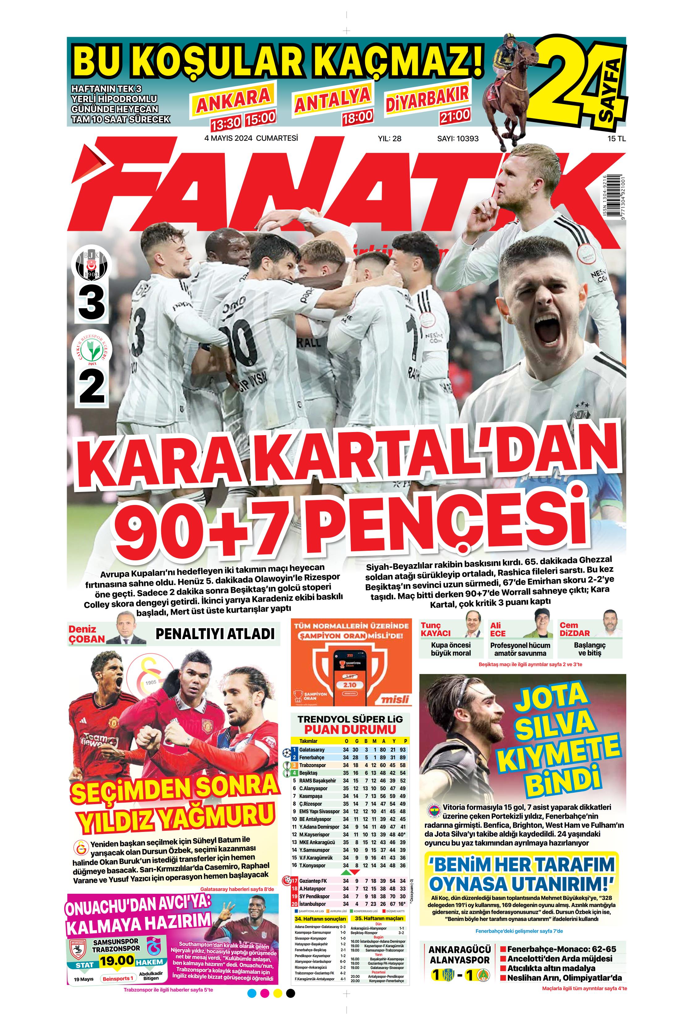 "Ndidi çıkarması" | Sporun Manşetleri (4 Mayıs 2024)  - 1. Foto