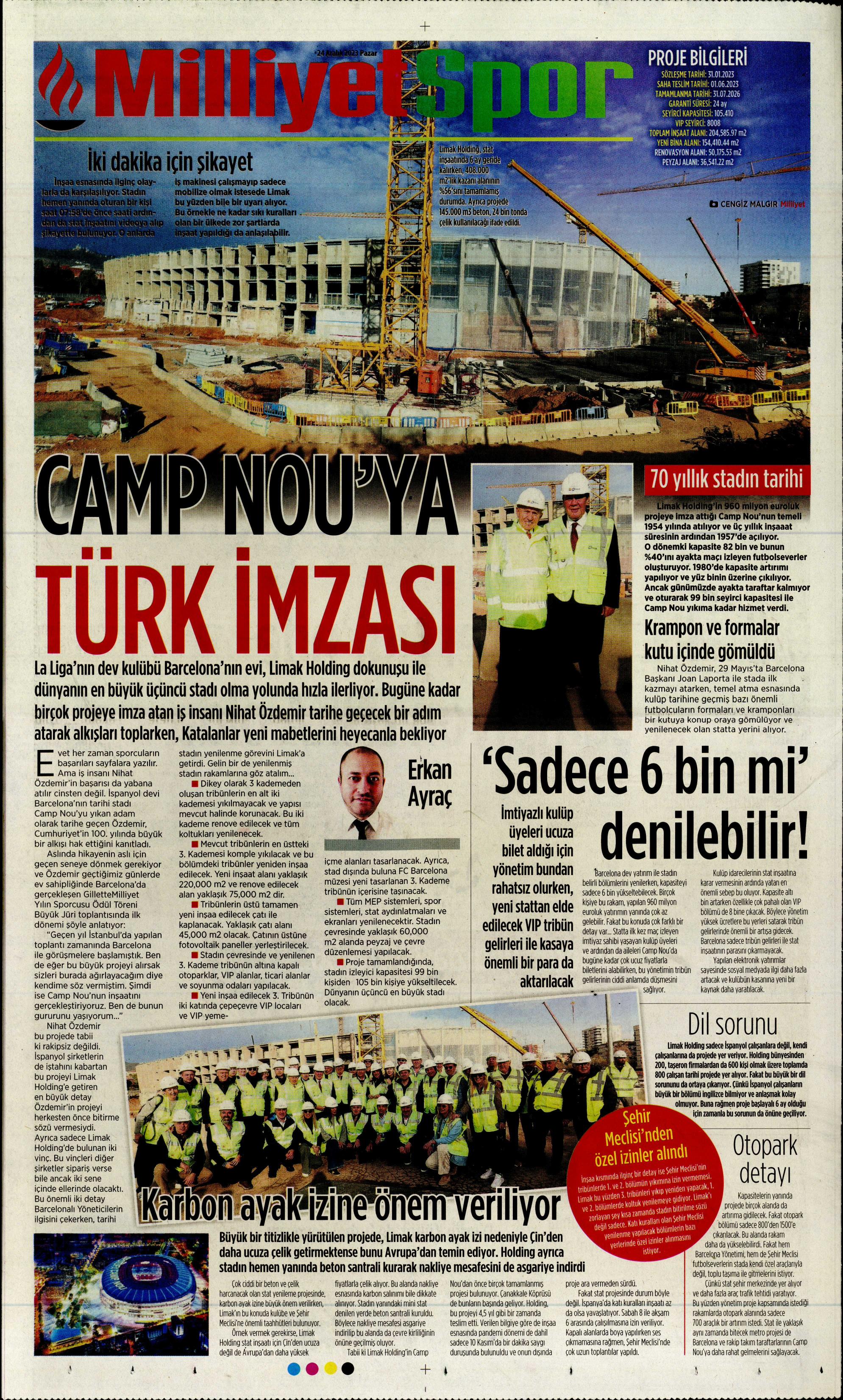 "Flick takımı görünce vazgeçti" | Sporun manşetleri (24 Aralık 2023)  - 28. Foto