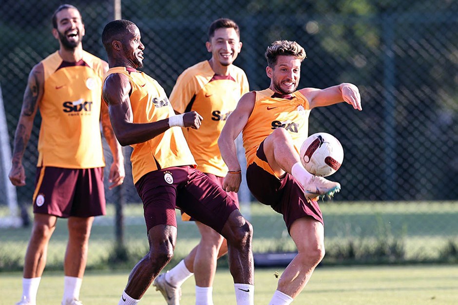 Galatasaray, Olimpija Ljubljana maçının hazırlıklarını sürdürdü