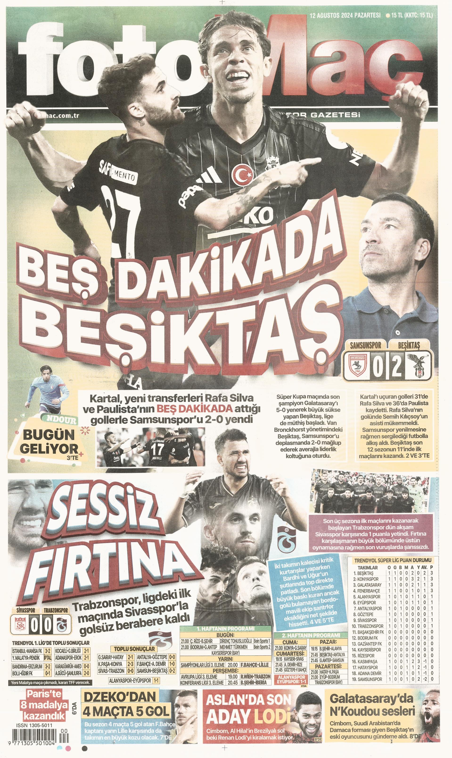 "Fenerbahçe'den 4 isim için İngiltere seferi" | Sporun manşetleri  - 10. Foto