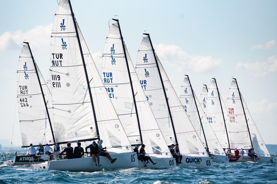 12. TAYK Slam-Eker Olympos Regatta Yelken Yarışları’nda, J/70 sınıfı yarışları tamamladı