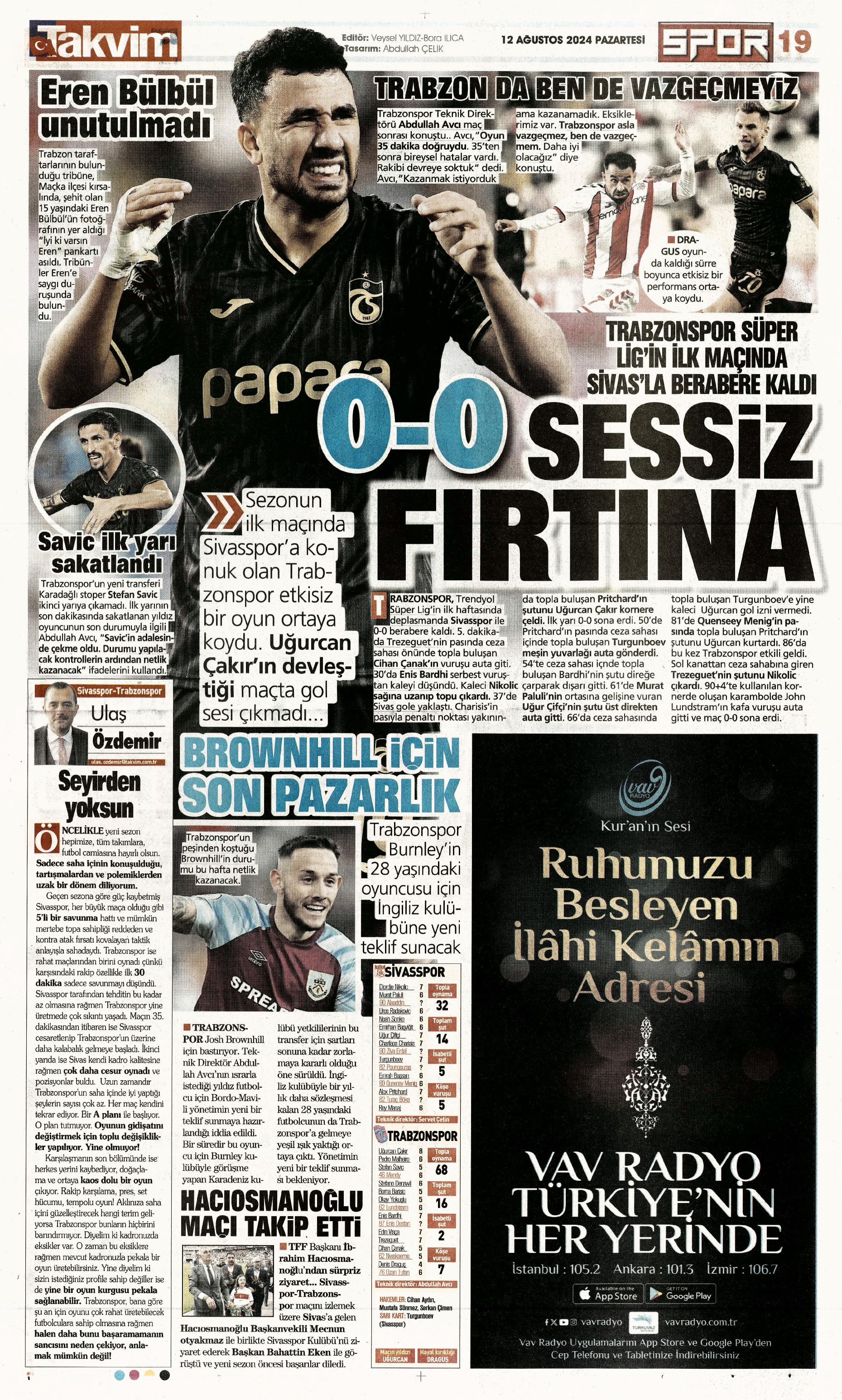 "Fenerbahçe'den 4 isim için İngiltere seferi" | Sporun manşetleri  - 37. Foto