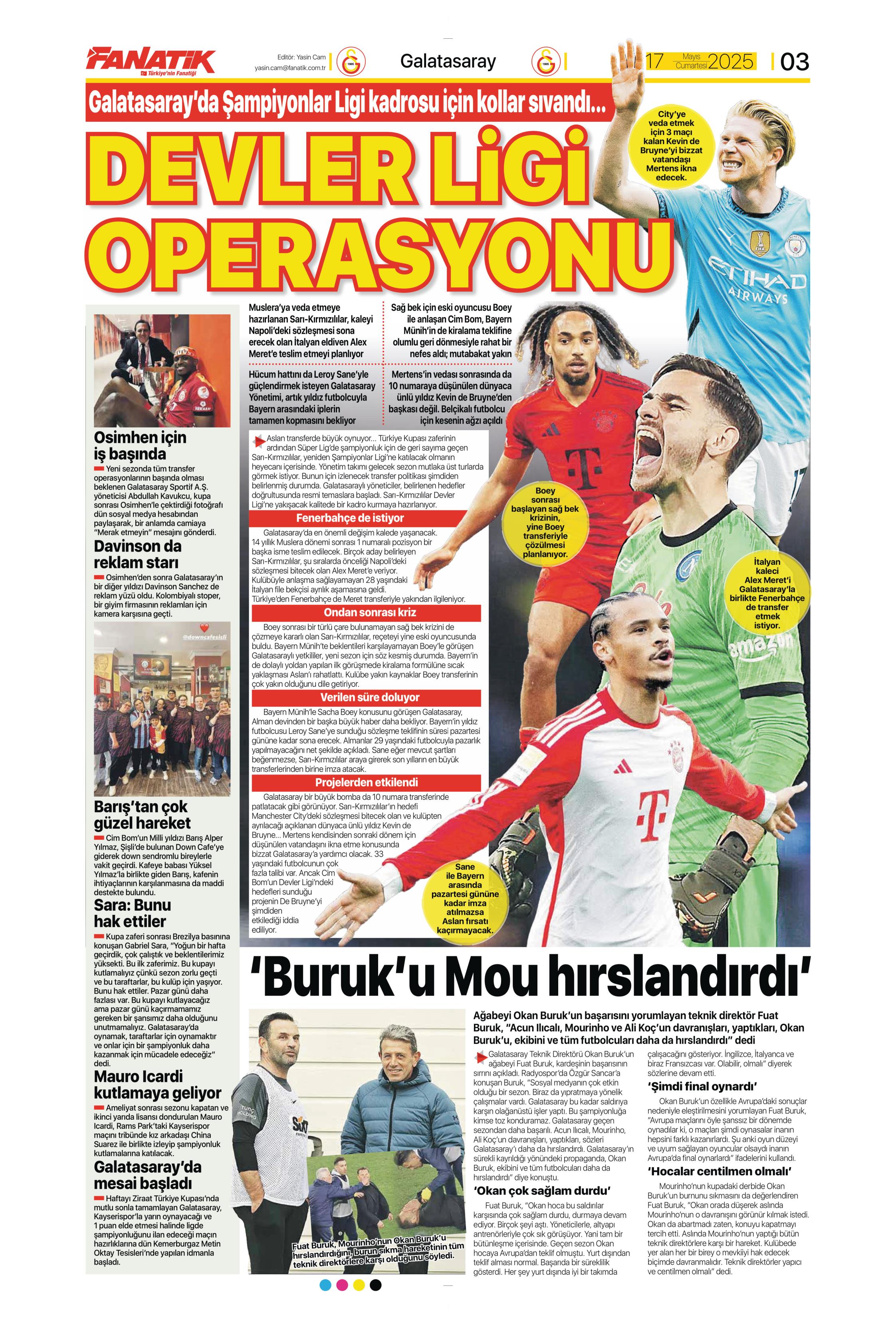 "Osimhen çılgınlığı" | Sporun manşetleri  - 10. Foto