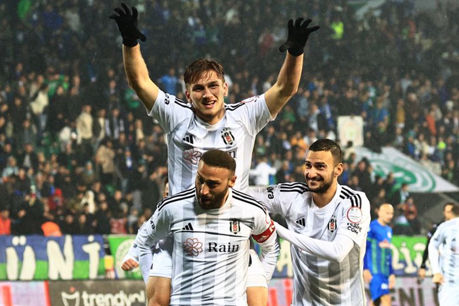 Beşiktaş, Rize'de genç yıldızıyla farklı kazandı: 0-4