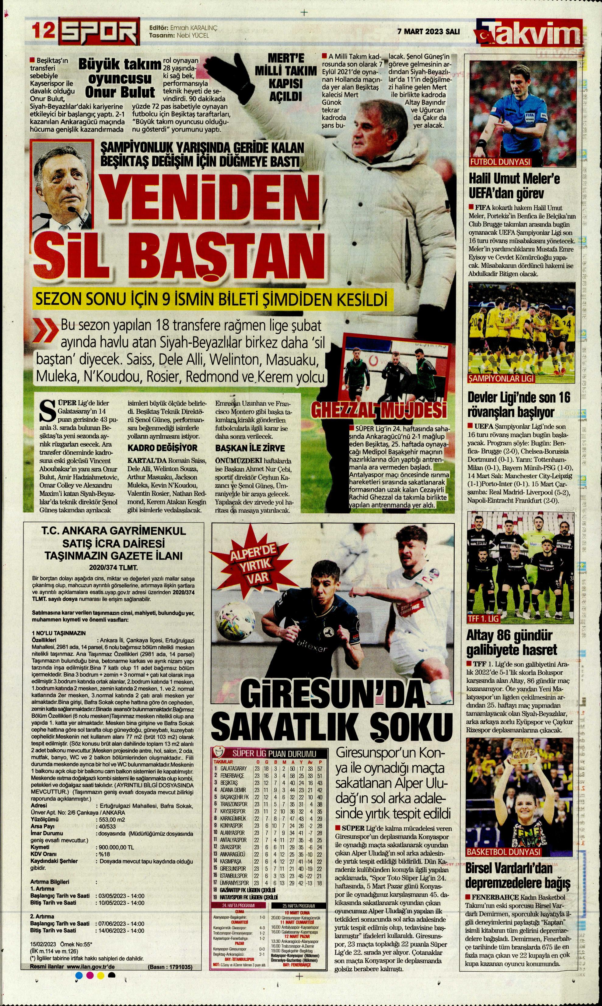 "Galatasaray'ın Stoperi Nelsson'a Yeni Talip" | Gazete Manşetleri (7 ...