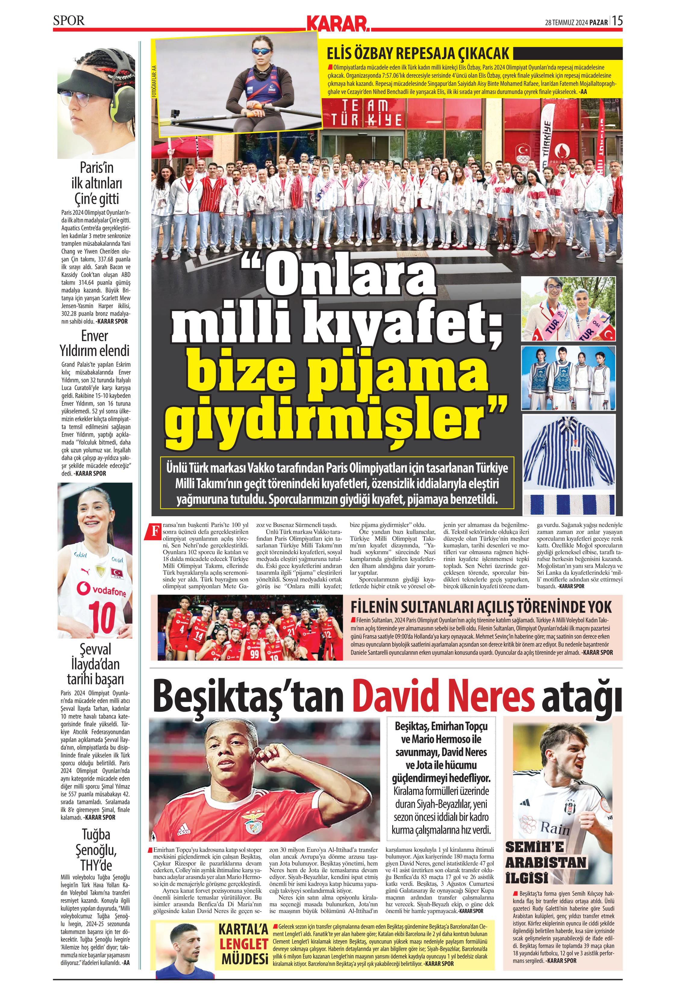 "Aslan'da rota Gravenberch" | Sporun Manşetleri (28 Temmuz 2024)  - 16. Foto