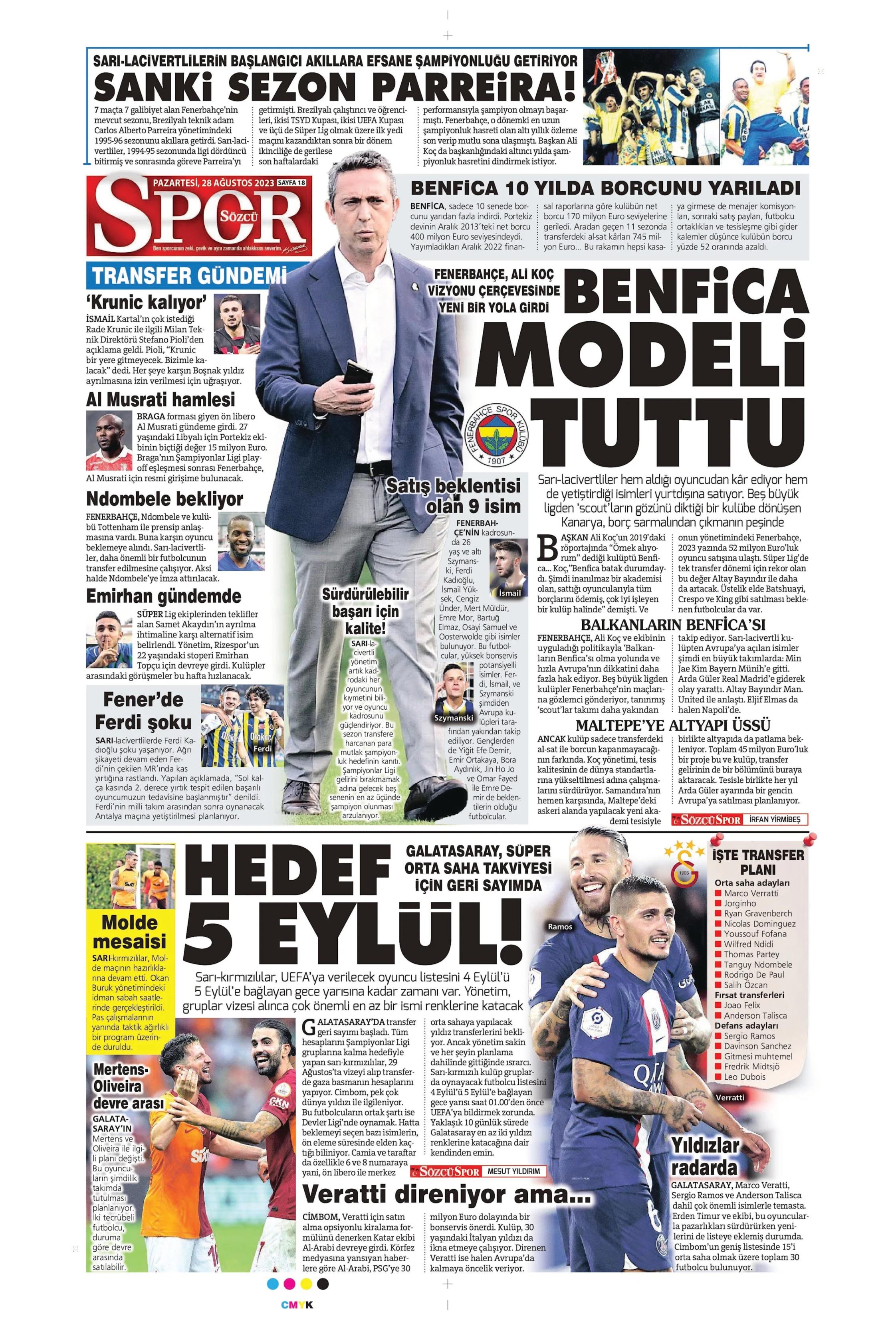 "Ramos'ta sona doğru" | Sporun Manşetleri  - 26. Foto