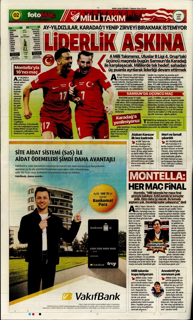 "Mourinho, Alex'i istiyor" | Sporun manşetleri  - 11. Foto