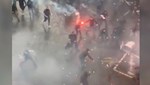İZLE: Napoli sokakları karıştı! Alman taraftarlar polisle çatıştı