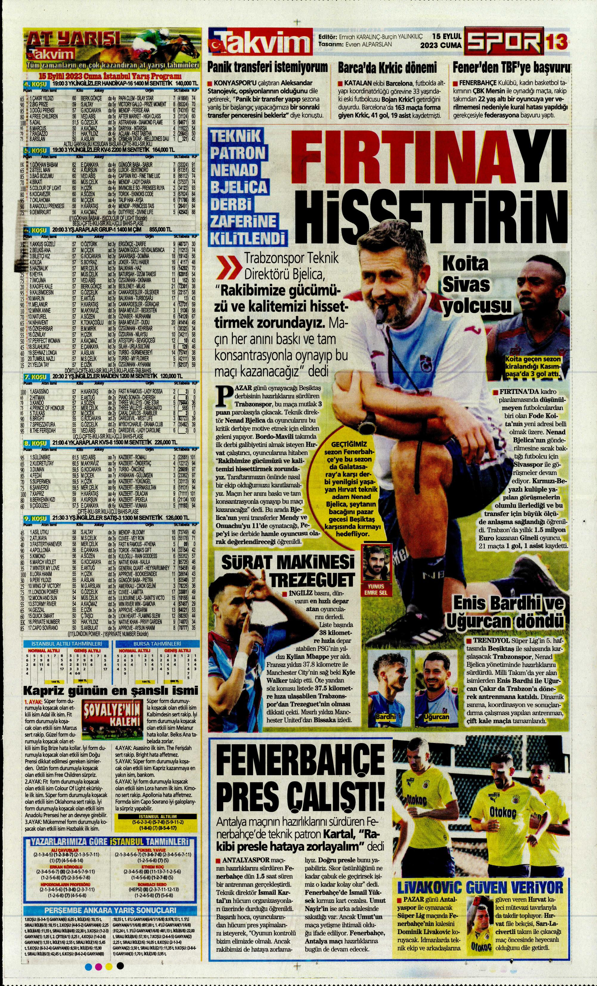 "Kartal'da Xeka seferberliği" | Sporun Manşetleri  - 32. Foto