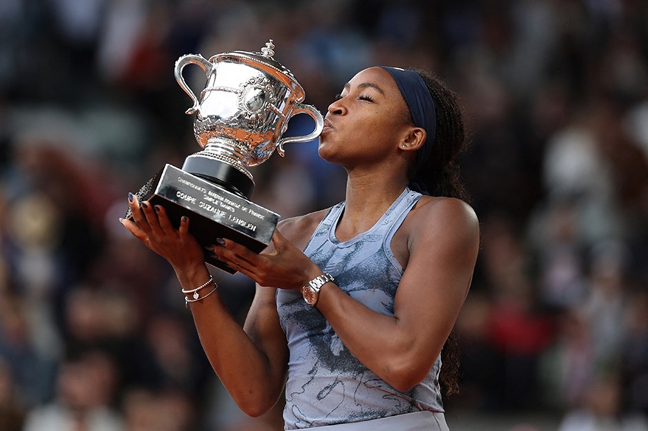 Coco Gauff, Roland Garros'da ilk şampiyonluğunu yaşadı