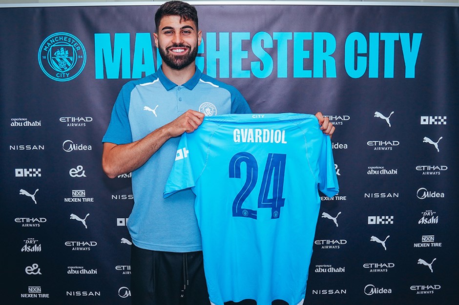 Gvardiol'dan Manchester City'ye 5 yıllık imza