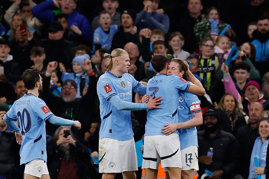 Manchester City FA Cup'ta çeyrek finale yükseldi