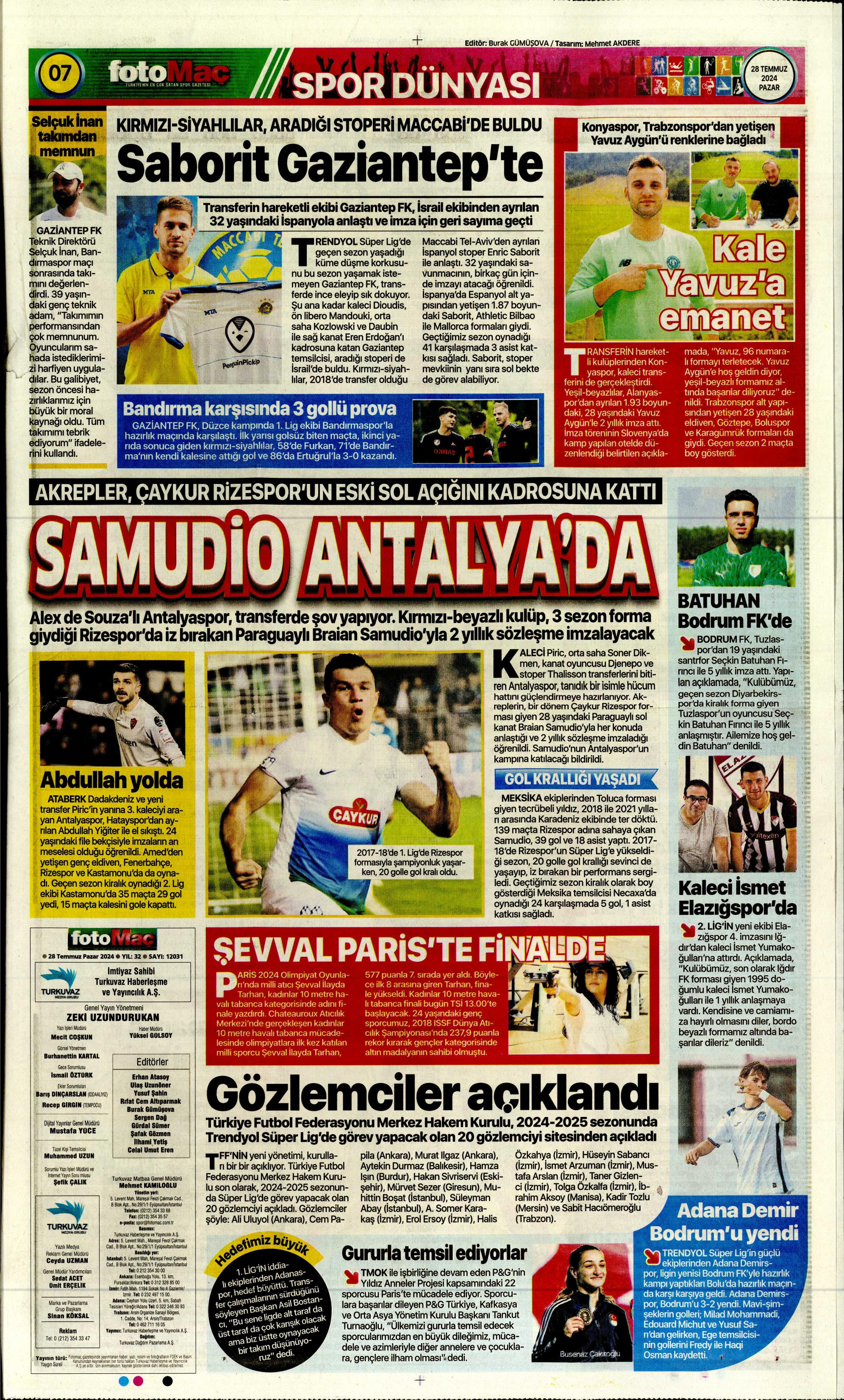 "Aslan'da rota Gravenberch" | Sporun Manşetleri (28 Temmuz 2024)  - 11. Foto