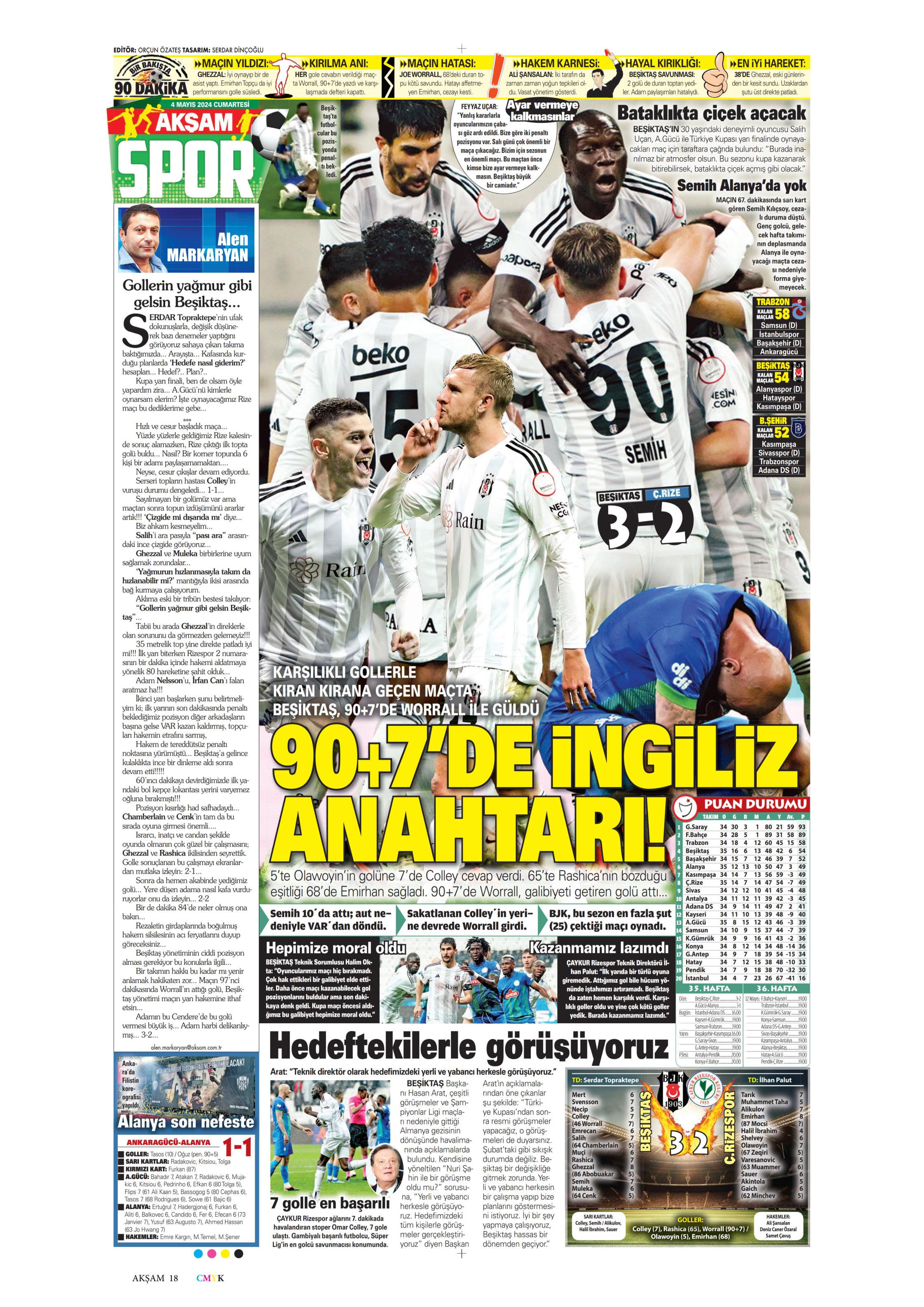 "Ndidi çıkarması" | Sporun Manşetleri (4 Mayıs 2024)  - 3. Foto