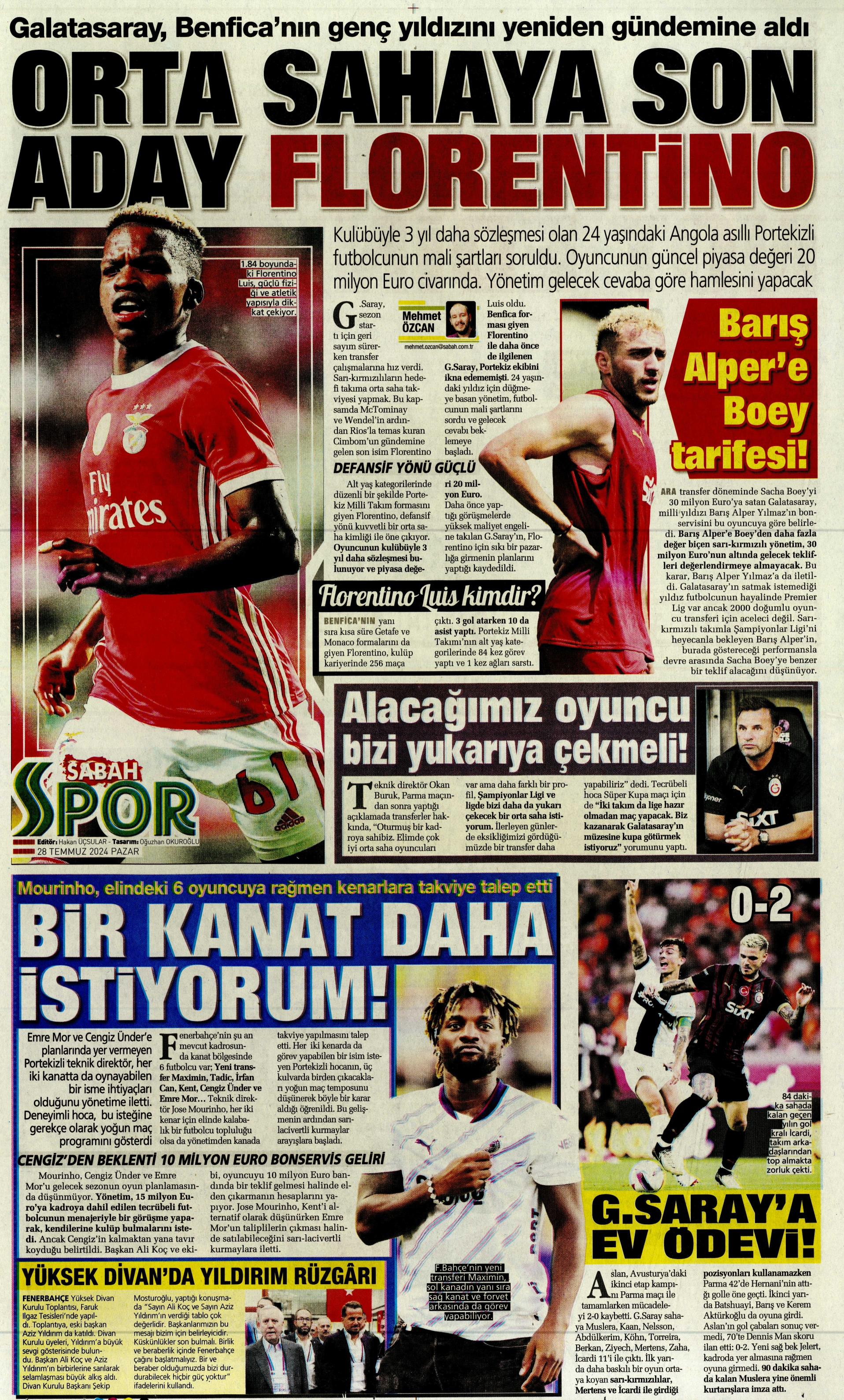 "Aslan'da rota Gravenberch" | Sporun Manşetleri (28 Temmuz 2024)  - 25. Foto