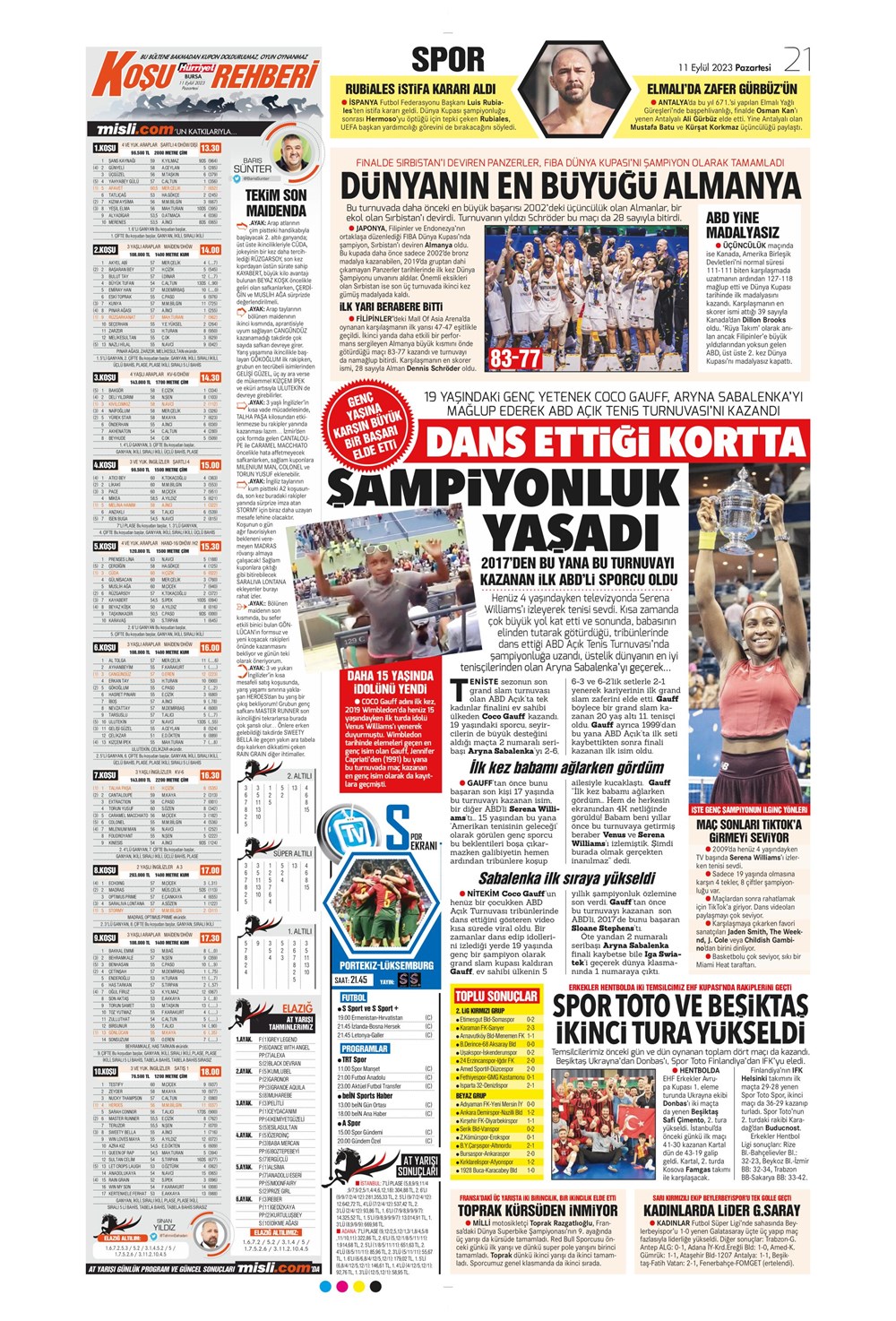 "Sacha Boey, İtalya yolcusu" | Sporun manşetleri (11 Eylül 2023)  - 19. Foto