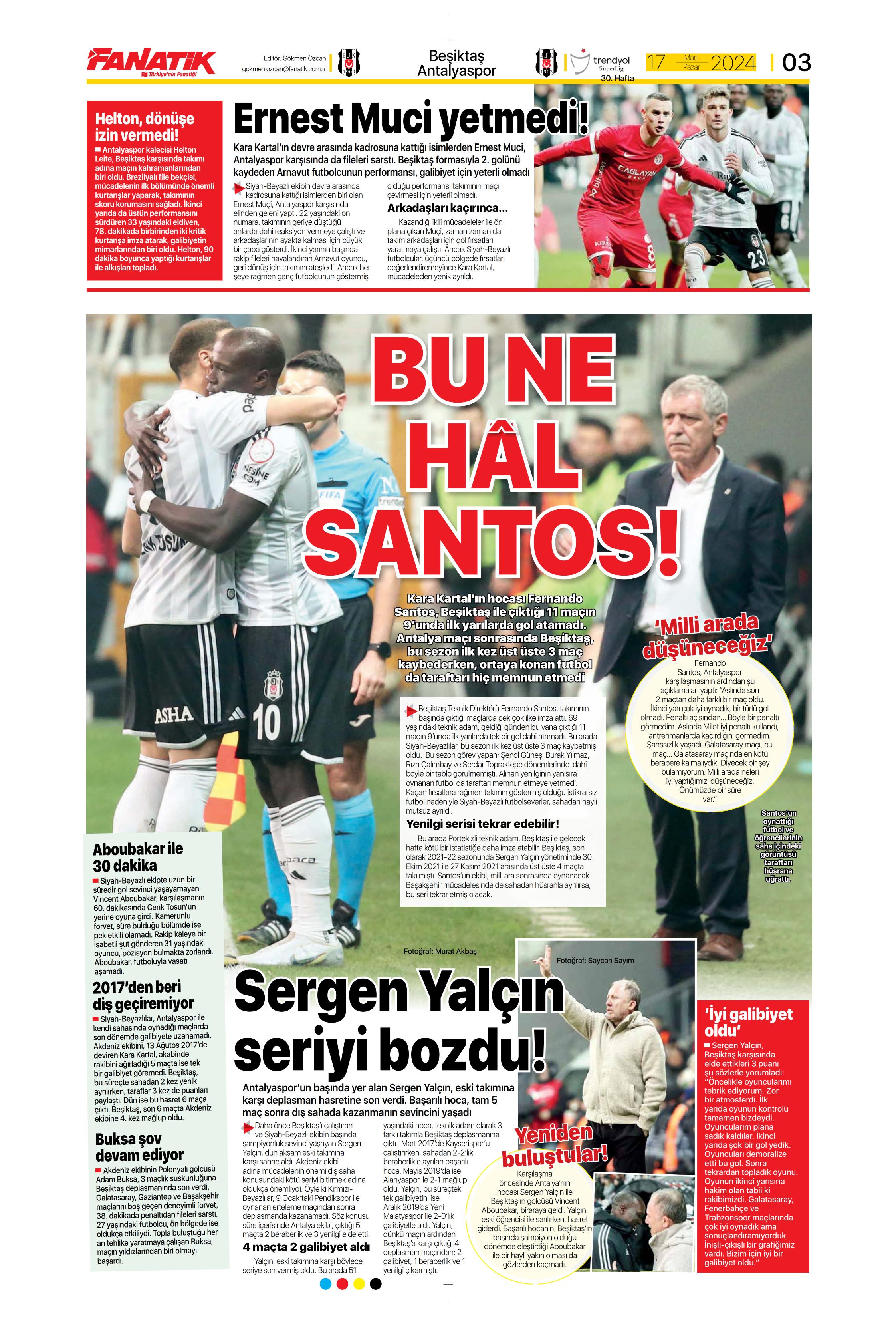 "Dramatik son" | Sporun Manşetleri  - 4. Foto